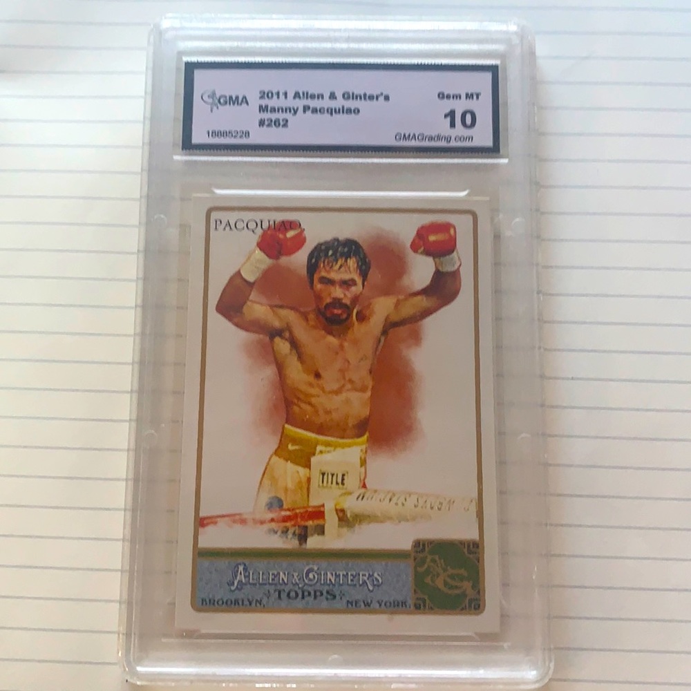 2011 Topps Rookie Manny Pacquiao GMA Gem MT 10